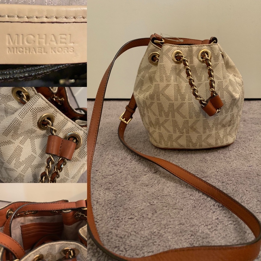 Michael Kors White Mini CrossBody Bag